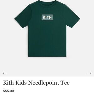 Kith Kids Needlepoint Tee